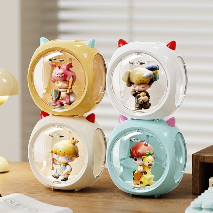 Little Devil Space Capsule Storage Box Single Storage Doll Doll Doll Doll Figure Model Desktop Decor