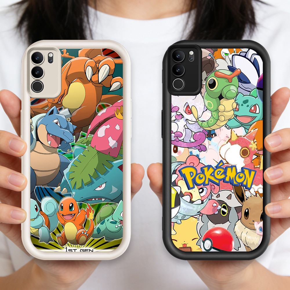 HP O-35 Pokemon ซิลิโคนเคสโทรศัพท์สําหรับ VIVO Y300 V40 Y200 V50 Y19S Pro Lite plus 5G