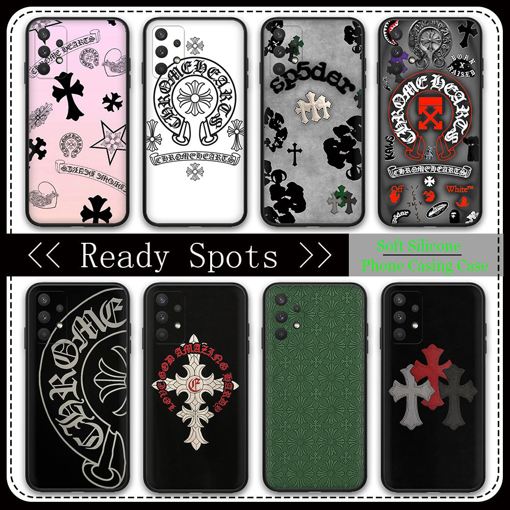 Redmi 12 12C 12R 11a K60 K60Pro K70 K70Pro TPU Cover Black Soft Case 3RA5 Chrome Hearts โทรศัพท์มือถ