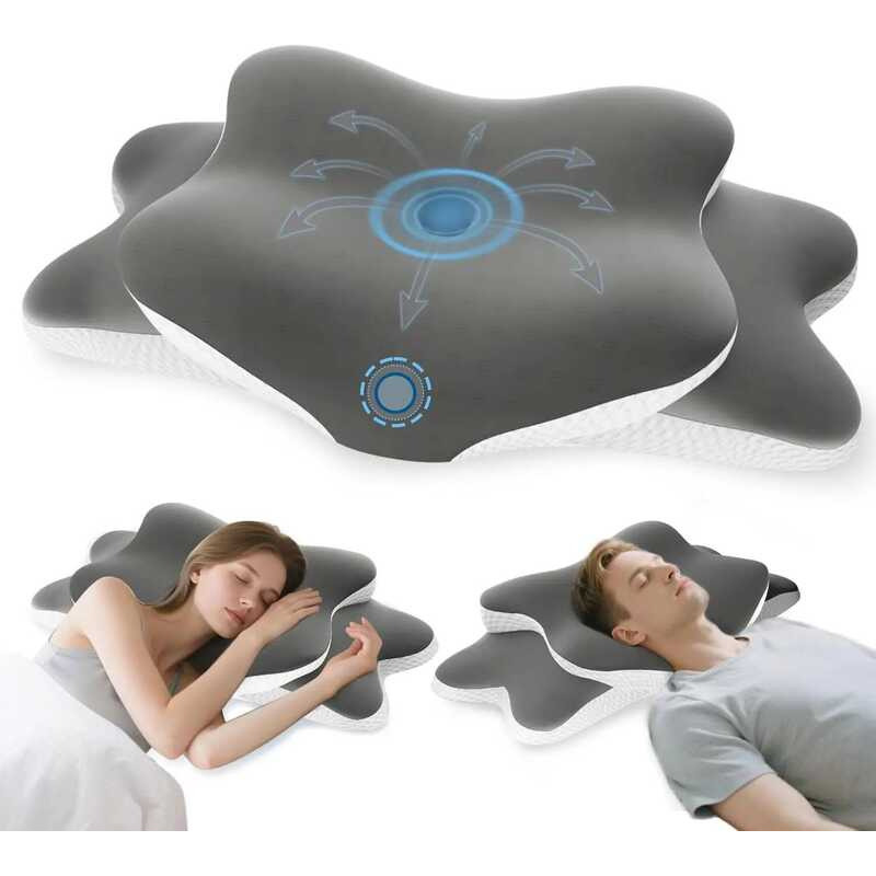 C Memory Foam Pillow Cervical Neck Pillow Neck Ergonomic Contour Side Sleeper For Side Back Stomach