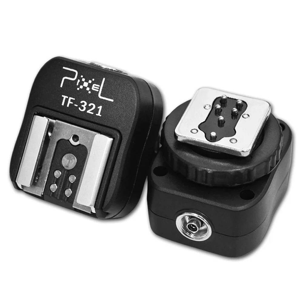 พิกเซล TF-321/TF- 334/TF-335 TF-322/324/325 TTL แฟลช Hot Shoe Hotshoe อะแดปเตอร์แปลงสําหรับ Canon so