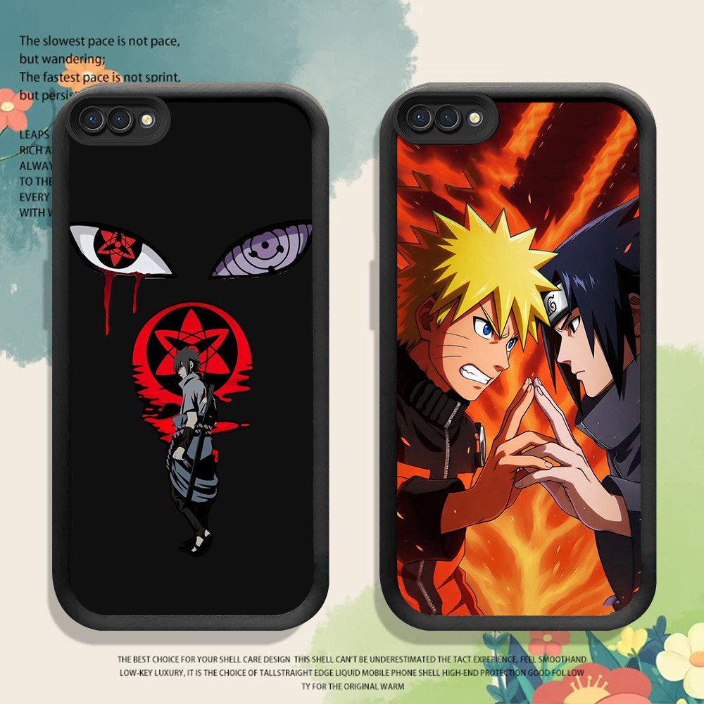 เคสสําหรับ OPPO Reno 8T 8Z 7 7Z 8 Lite 5G FB-25 Naruto Sasuke ซิลิโคนสีดํา