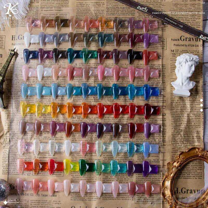 Kale Plus สีเจล ยาทาเล็บสีนู้ด สีทาเล็บเจล สีใสไม่ซีดจาง สีไซรัป ต้องอบ พร้อมส่ง 5 ซีรีส์ ทําเล็บ