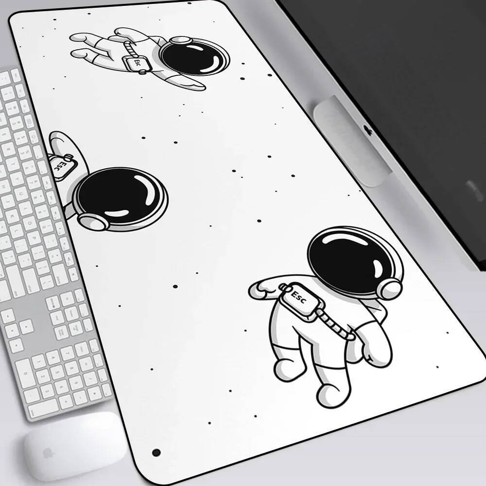 1 Pc นักบินอวกาศ Space Mousepad โต๊ะ XXL ขยาย Pad Gamer Pc Gaming Mats อุปกรณ์เดสก์ท็อปน่ารักพรมตารา