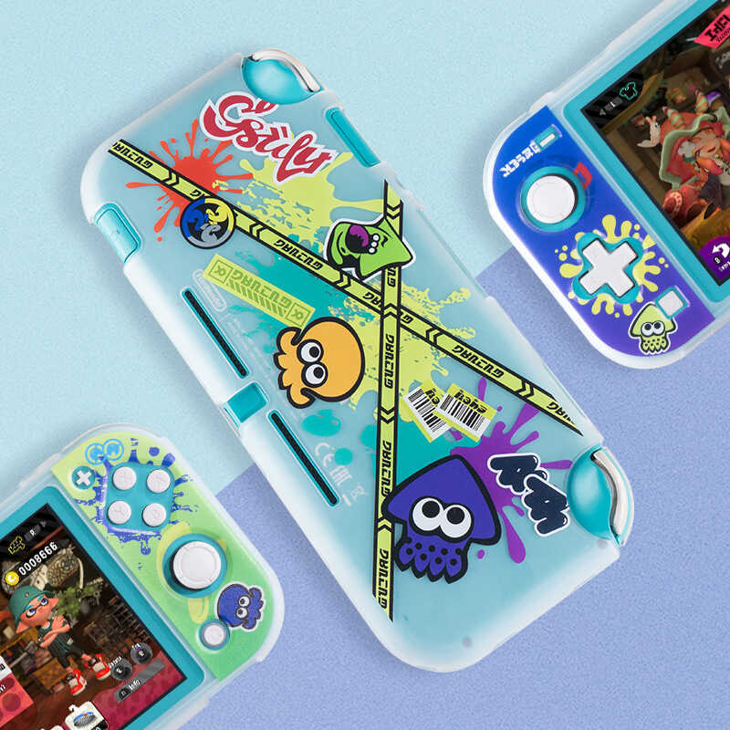 Ajitomo Switch lite เคสป้องกัน ns lite Jet Octopus TPU เคสป้องกัน lite เคสคริสตัล