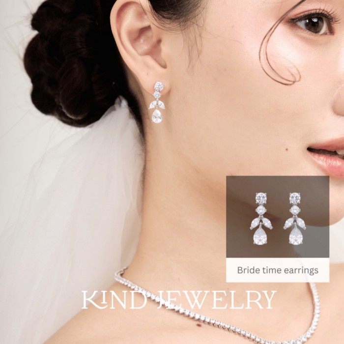 kind jewelry ต่างหูbride time