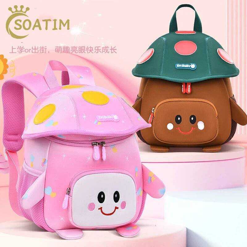 C New Kindergarten Schoolbag Male 1-3-6 Children Cartoon School Cute Girl Mini Backpack School S Ki