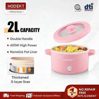 Ce8 HODEKT Mini Rice Cooker Multi-Functional Machine Non-Stickinner Pot 20Cm 2.0L 2 Level Heat Ea