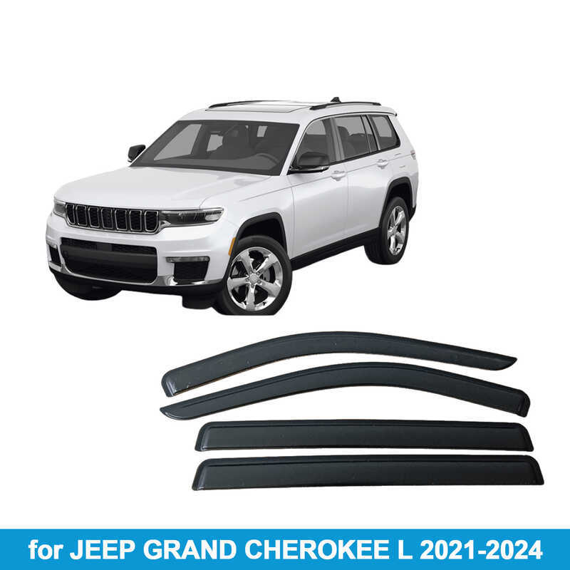 เหมาะสําหรับ JEEP JEEP GRAND CHEOKEE L 2021-2025 Rain Baffle Side Window Deflector Rain