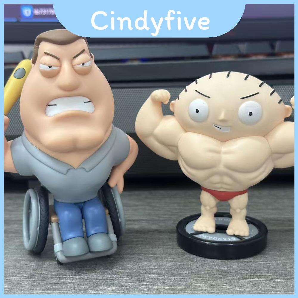 Guy Family Quahog ตัวละคร Pvc โมเดลจิ๋วสําหรับของขวัญวันเกิดและของสะสม