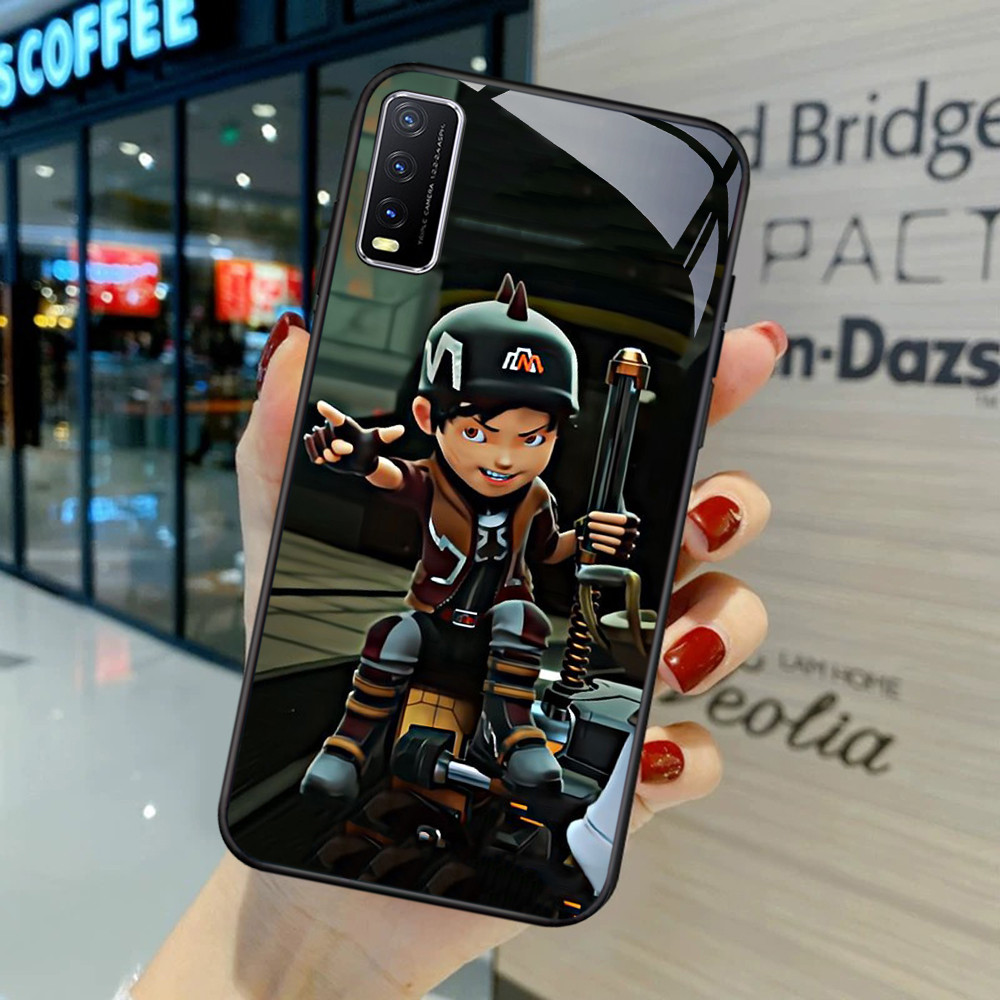 FB-7 BoBoiBoy The Movie HD Glass Case Casing Kaca สําหรับ VIVO Y50 S1 Y20s Y30 V15 Y20i V27E Y20 Pro