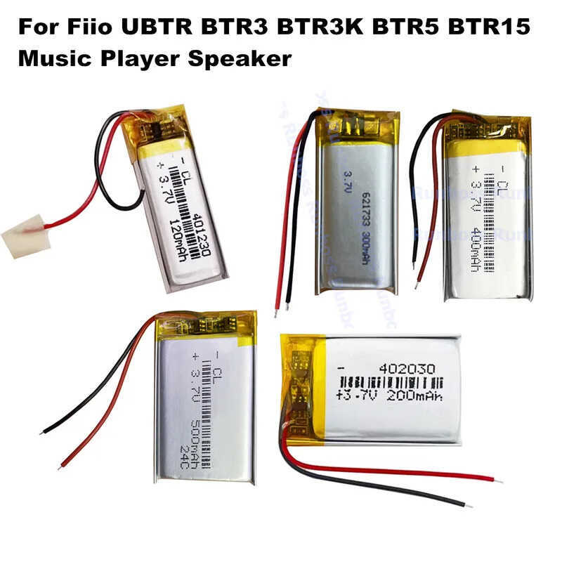 C แบตเตอรี่ใหม่สำหรับ Fiio UBTR Μbtr Btr3 Btr3k Btr5 Btr15 เครื่องเล่นเพลง ลำโพง โพลิเมอร์ทดแทน