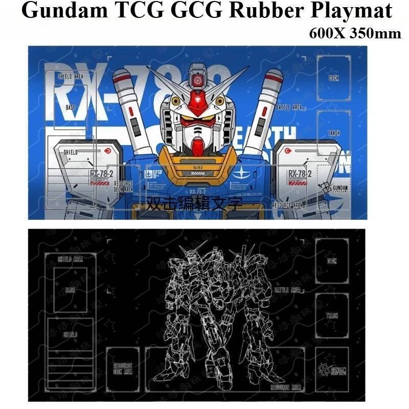Hot Gundam TCG GCG Custom ยาง Playmat การ์ดเกมผู้เล่นเดี่ยวลื่นอะนิเมะ Battle Mat สําหรับมือถือชุด Gundam Collectors