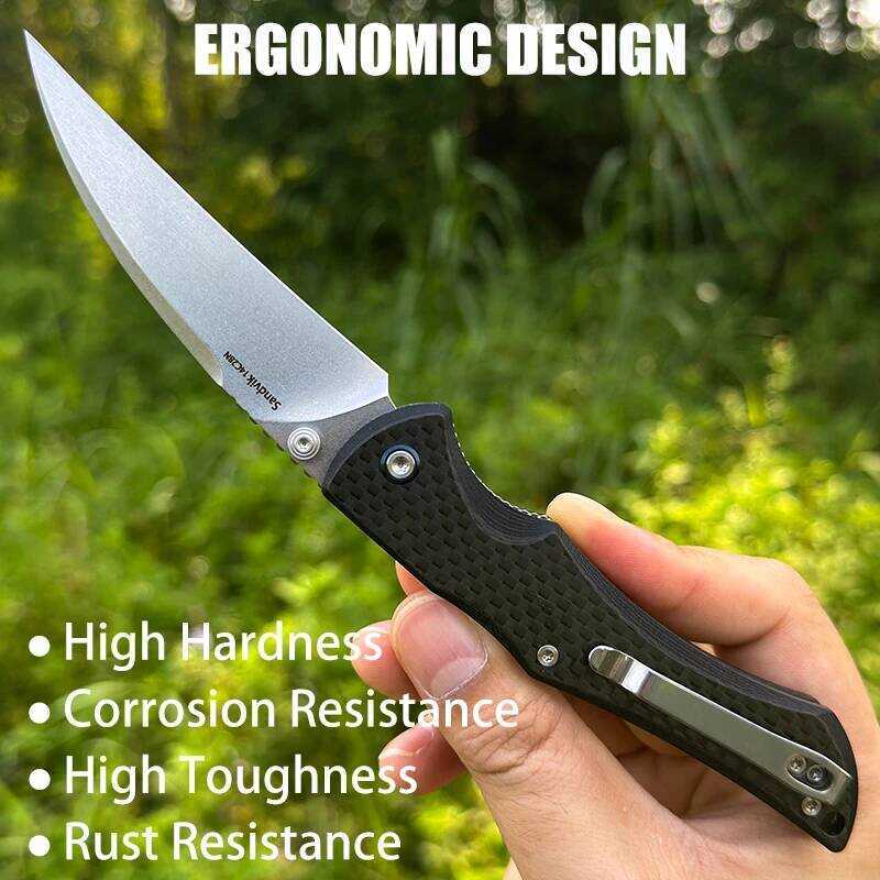 C FORESAIL 14C28n Steel Sharp Folding Knife Outdoor Camping Hunting Cutting Survival Hiking Fishing
