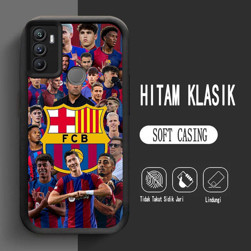 Y-17 Club_Barce_lona ปลอกซิลิโคนสําหรับ OPPO A53S A53 A33 2020 กรณี