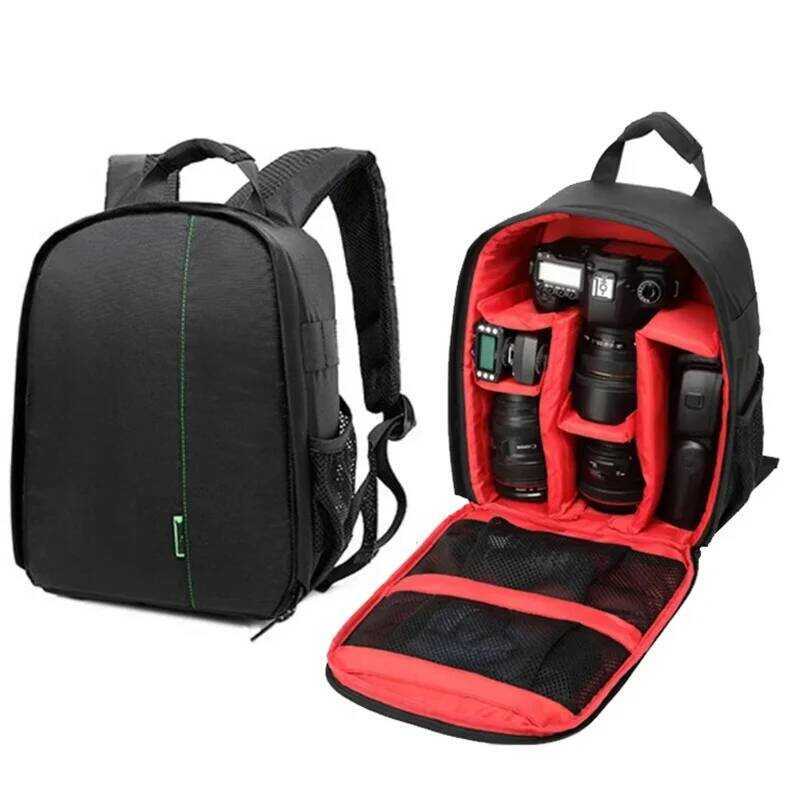 C Multi-Functional Outdoor Camera Backpack Video Digital Shoulder Camera Waterproof Camera Photo Ca