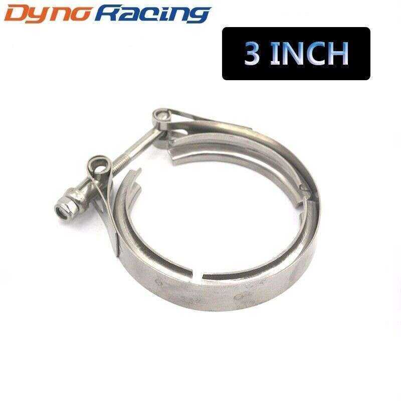ชิ้นส่วน 3 นิ้ว V-band ชุดแคลมป์สําหรับ Turbo, ท่อ Turbo Downpipe Exhaust Clamp V band Auto Pro Zone