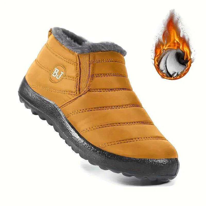 C Boots Men Snow Outdoor Mens Shoes Men's Winter Boots Hiking Ankle Boots Waterproof Men Shoes Work