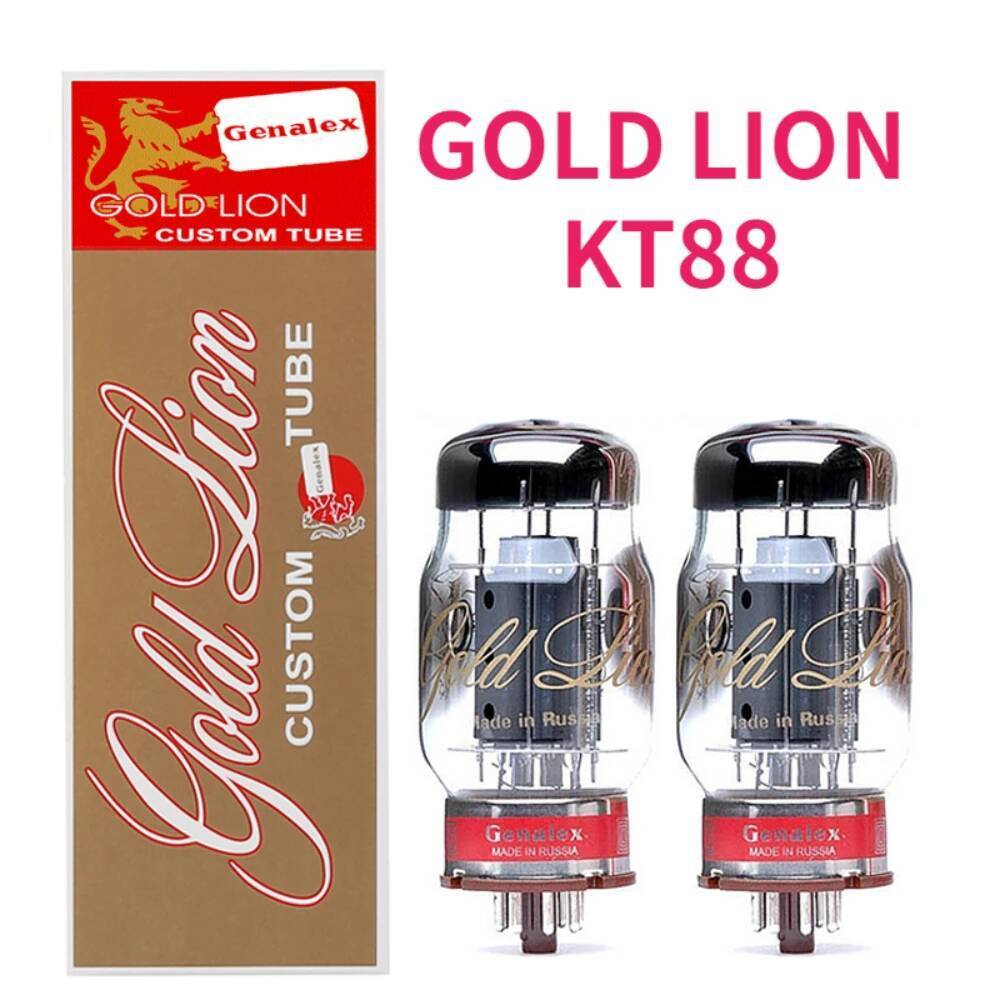GOLD LION KT88 หลอดอิเล็กทรอนิกส์เปลี่ยน KT88/6550 หลอดสูญญากาศโรงงานเดิม Precision Matching สําหรับ