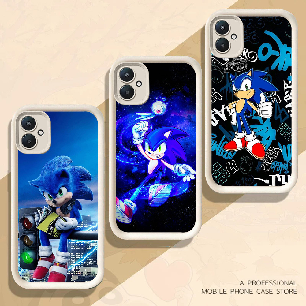 ปลอกกันกระแทกสําหรับ Xiaomi Redmi Note 6A 5 14 8 12 A5 PLUS Pro 5G FB-46 Sonic the Hedgehog
