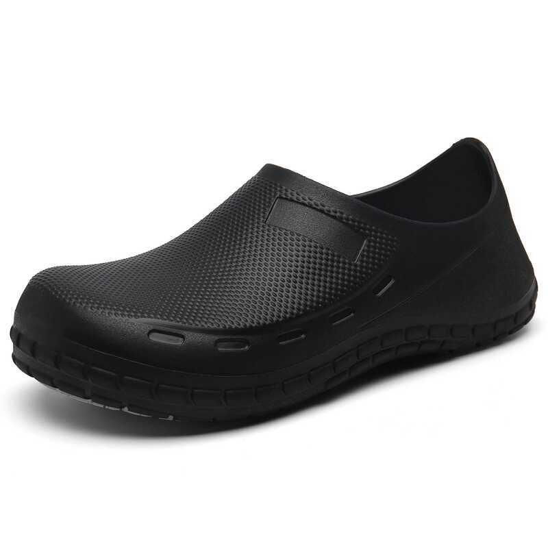 C EVA Unisex Shoes Non-Slip Waterproof Oil-Proof Kitchen Work Cook Shoes For Chef Master Hotel Rest