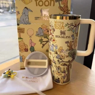 Winnie the Pooh Co-Branded 40oz ถ้วยเก็บความเย็นฉนวนกันความร้อนถ้วยรถ Ice Master มูลค่าสูง