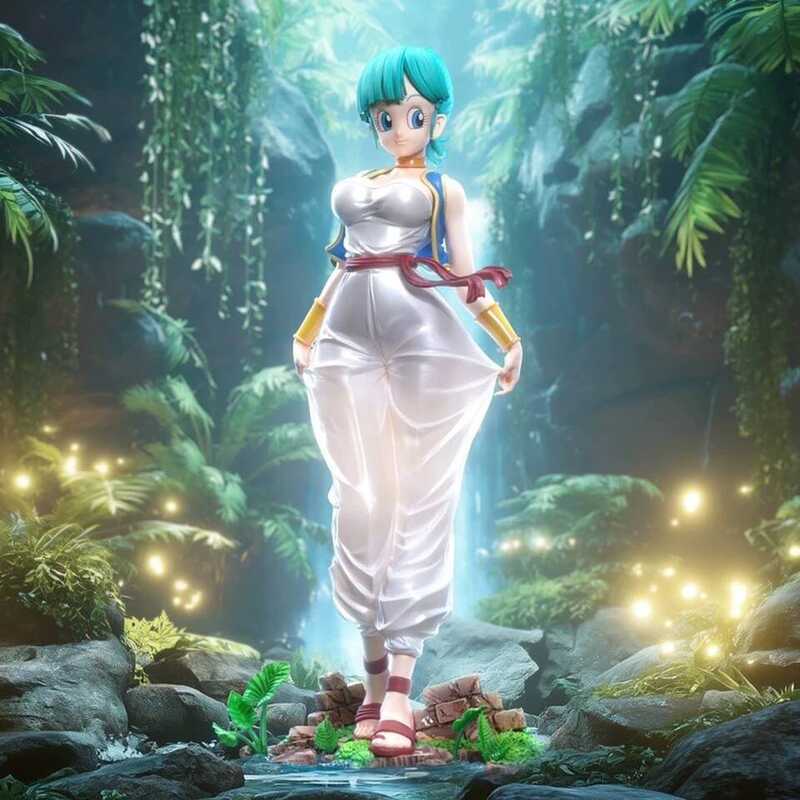 C 28Cm/11In Anime Dragon Ball Z Bulma Figure DBZ Bulma Action Figure Statue Collection Model Toy Gi