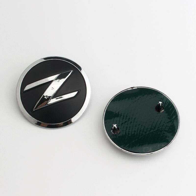 2pcs รถประตูด้านข้างสติกเกอร์สัญลักษณ์สําหรับ Nissan NISMO 350Z Fairlady Z33 โลโก้ Fender ขอบ Z badg