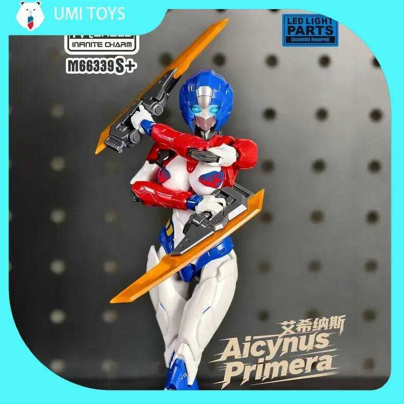 C Aicynus Action Figure Primera Arcee Charming Red And Blue Op M6633s Assembly Model Collection Sta
