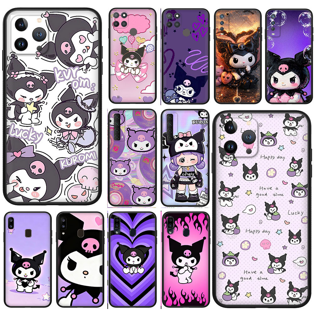 เคสTPUสําหรับOPPO A60 A79 A80 Reno 11F 12 12F 12FS 706Y Kuromi Soft Shellเคสโทรศัพท์