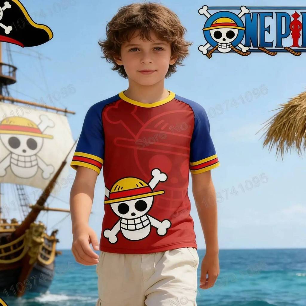 One Piece ผู้ชายแขนสั้นดําน้ําชุดว่ายน้ําฤดูร้อน Beach Floatsuit ผู้หญิง GYM Tops เด็กผู้ใหญ่เด็กผู้