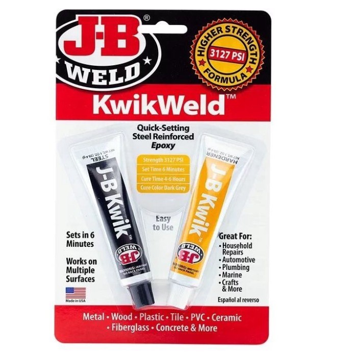 ♞JB Weld 8276 KwikWeld JB Quick Curing Epoxy Rebar กาวพลาสติก