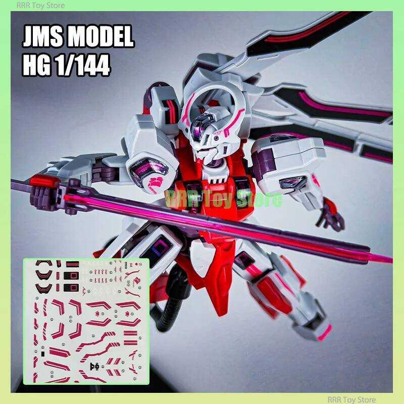 JMS Model HG 1/144 Schwarzette Red Color Assembly Model Kit The Witch From Action Figure Plastic Mo