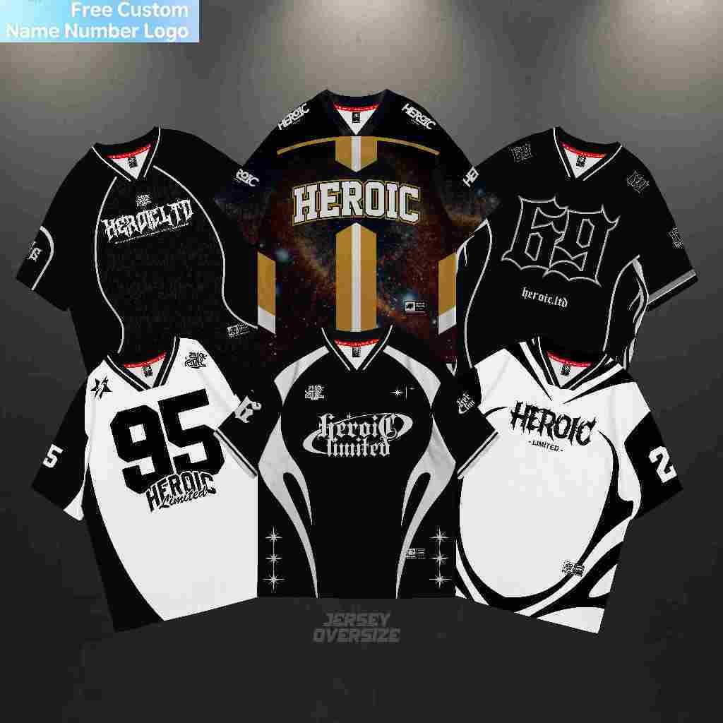 Heroiclimited Best Seller Oversize Original Jersey - Oversize Jersey - Dryfijersey - Oversize Jersey