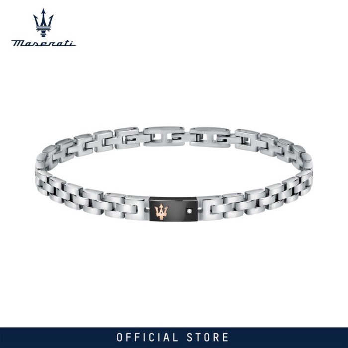 Maserati Jewels 22cm Men's Stainless Steel กำไลข้อมือs JM221ATY05