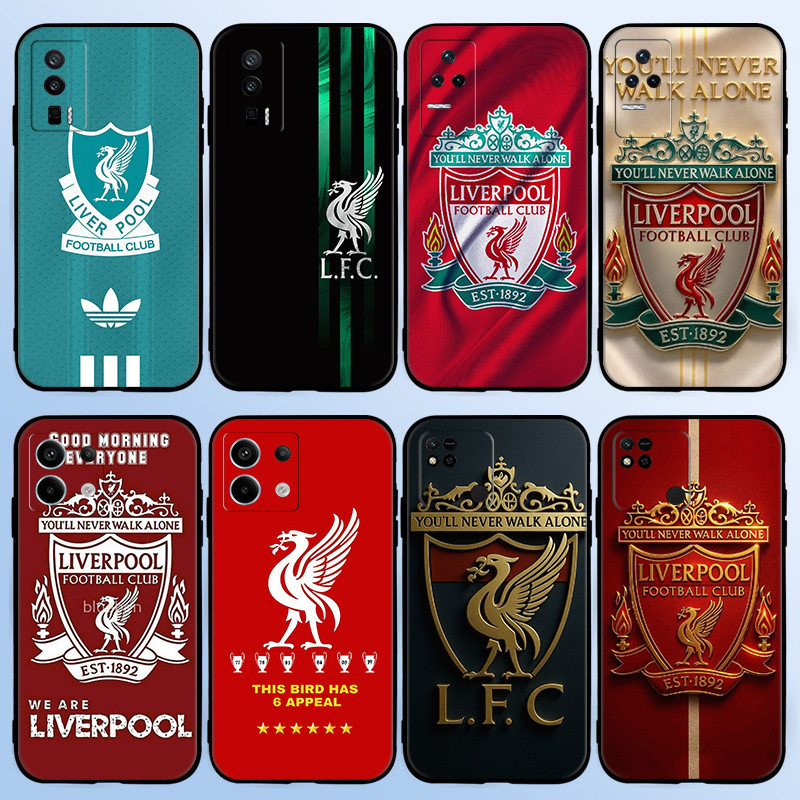 สําหรับ Redmi 6 6A Pro 7 7A 8 8A 9 9A 9C 9T NFC Liverpool Football Club TPU ซิลิโคนอ่อนนุ่มสีดําเคสโ