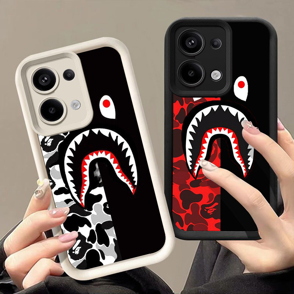เคสสําหรับ OPPO A6 A6X Pro 4G 5G Reno 15FS 15F Q-49 bape shark