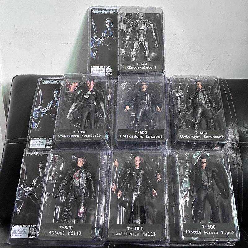 C NECA The Terminator T-800 T-1000 Endoskeleton PVC Action Figure Collectible Model Toy 7 Types 18C