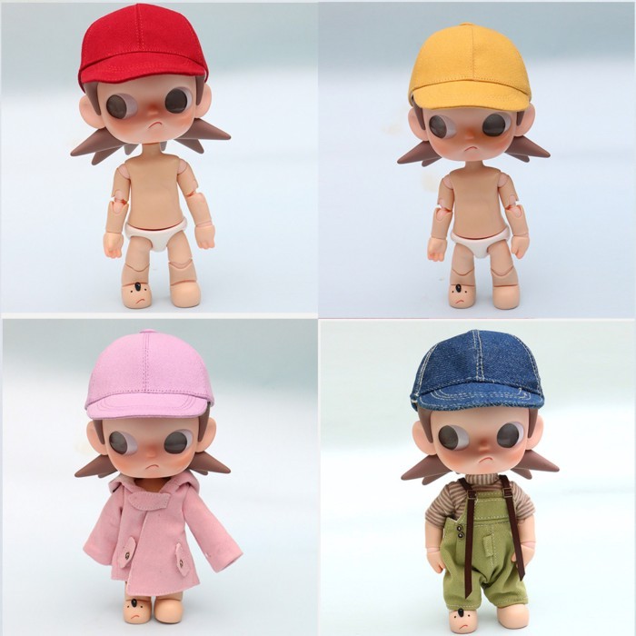 หมวกคาวบอย Gazi สําหรับตุ๊กตา BJD 20 ซม. พร้อมหมวกเบสบอลและเสื้อผ้าเด็กตุ๊กตา