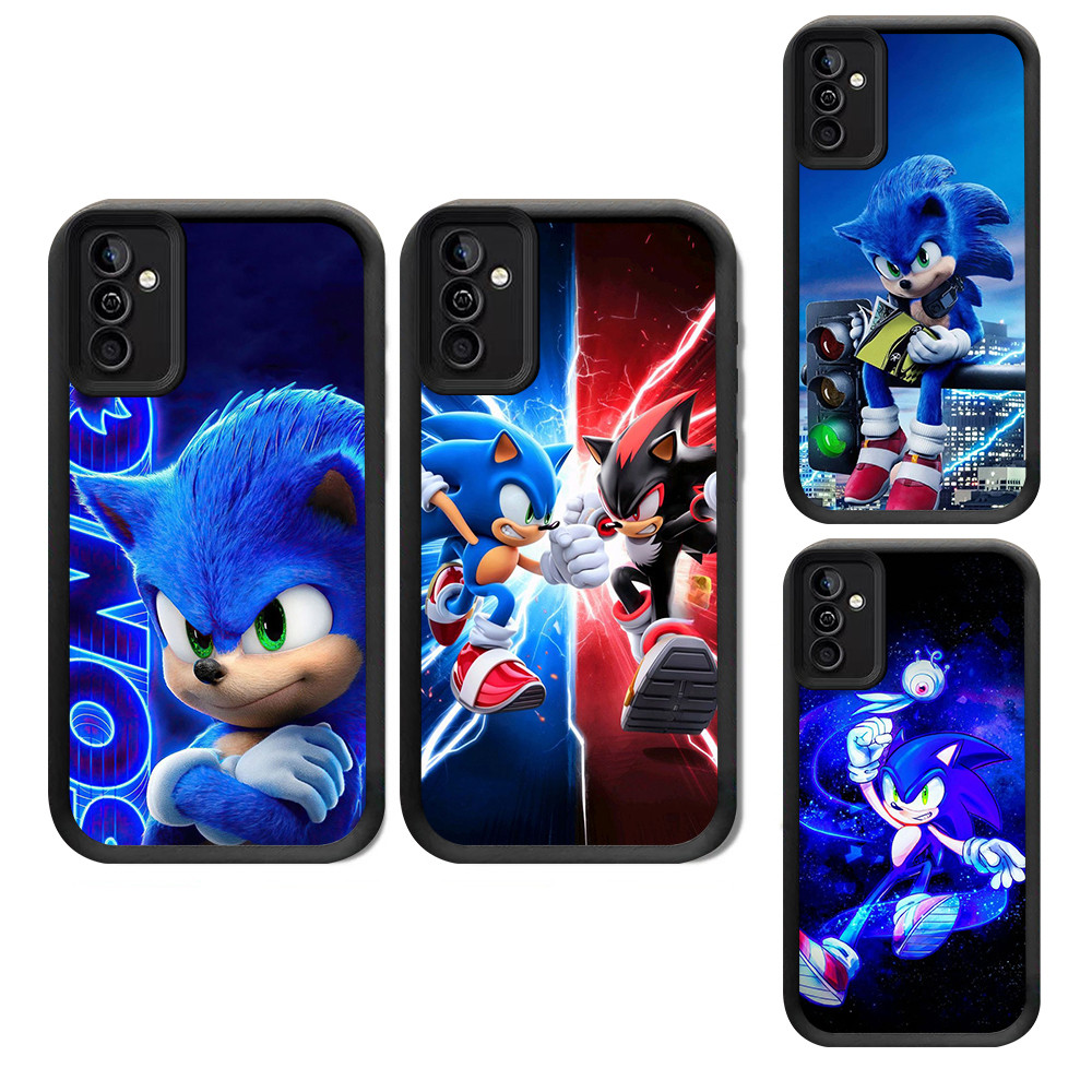 SAMSUNG SOFTCASEปลอกสําหรับSamsung F02S A10 M02 A03 A16 A72 CORE M02S A02 A02S 5G FB-46 Sonic the He