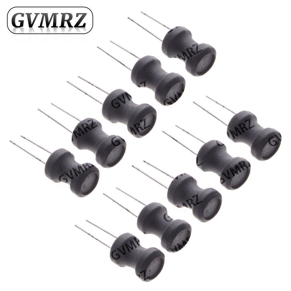 10PCS 3.3MH 10MH 4.7MH 0912 150UH 220UH 9*12 มม.I-shape Power Inductor เหนี่ยวนําขดลวดทองแดง 1MH 68u