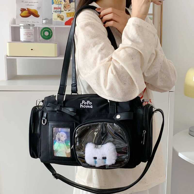 C Japanese J Girls K Uniform Ulzzang Y2k Ita B Cute Sweet Academy Style Shoulder B Comic Exhibition
