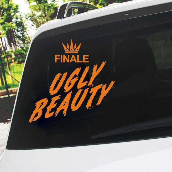 เหมาะสําหรับ jolin Tsai jolin รถ UGLYBEAUTY คอนเสิร์ตกระจกรถยนต์ Tattoo รถสติกเกอร์