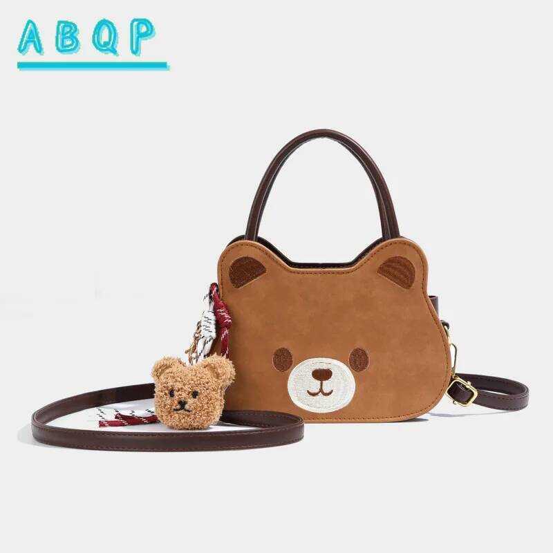 C New Women's Shoulder Cartoon Cute Women's Shoulder Messenger 3D Modeg Fashionable Casual Women's