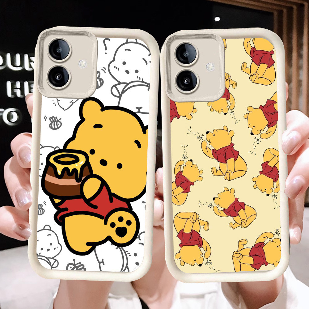 N-59 Winnie the Pooh Soft Casing สําหรับ Samsung A04E F04 A07 A05 A06 M04 A04 5G