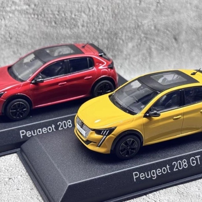 NOREV 1/43 Peugeot 208 GTpack 2022 Peugeot 208GT Alloy Collection Car Model