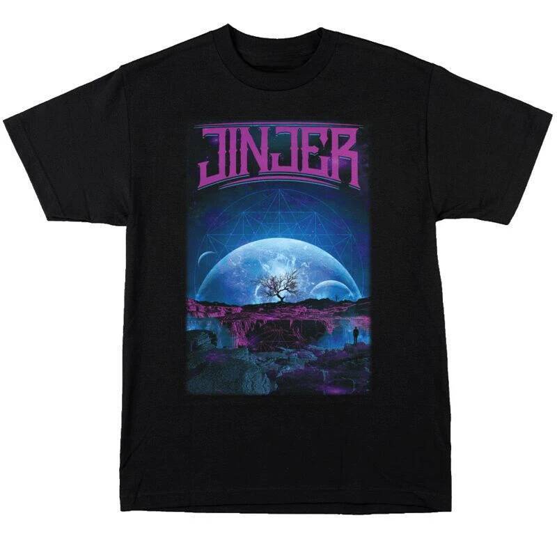 Graphic Tee สีม่วงควันหมอก Jinjer Band ทำจากเนื้อผ้าฝ้ายบริสุทธิ์ 100% สำหรับทั้งผู้ชายและผู้หญิง ใน