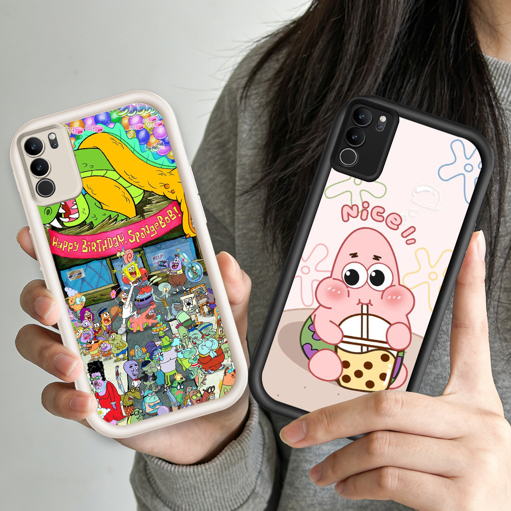 HP O-46 SpongeBob เคสโทรศัพท์ซิลิโคนสําหรับ VIVO Y300 V40 Y200 V50 Y19S Pro Lite plus 5G