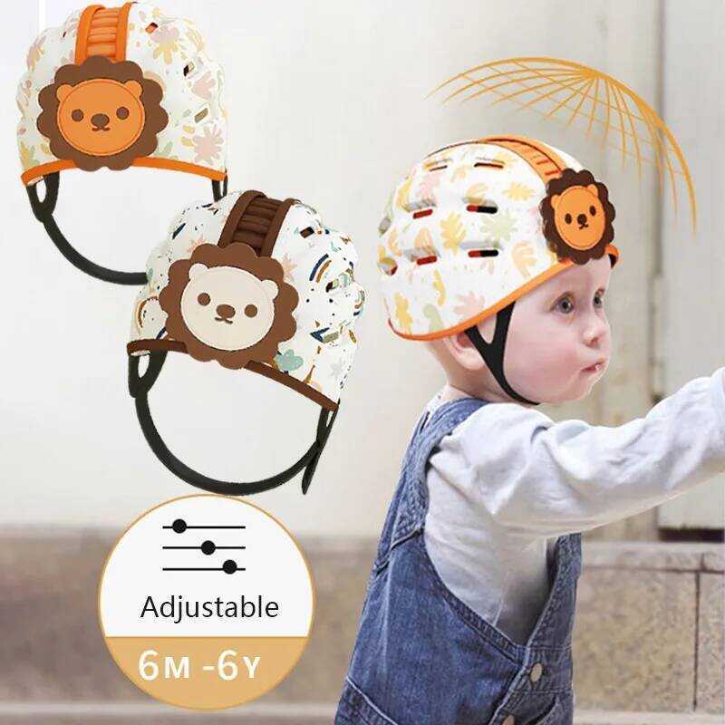 C Adjustable Baby Helmet For Crawg Walking 6M-2T Anti Fall Kids Helmet Safety Caps Newborn Children