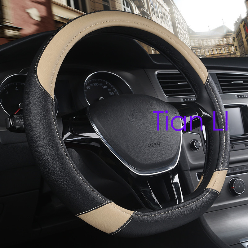 Classic PU หนังล้างทําความสะอาดได้พวงมาลัยรถใช้ได้กับ Everest Nissan Axela Spirior Bt50pro CX30 Suzu